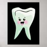 Dentistry Wall Art<br><div class="desc">Cute kawaii tooth dental office art by the Smile Emporium.</div>