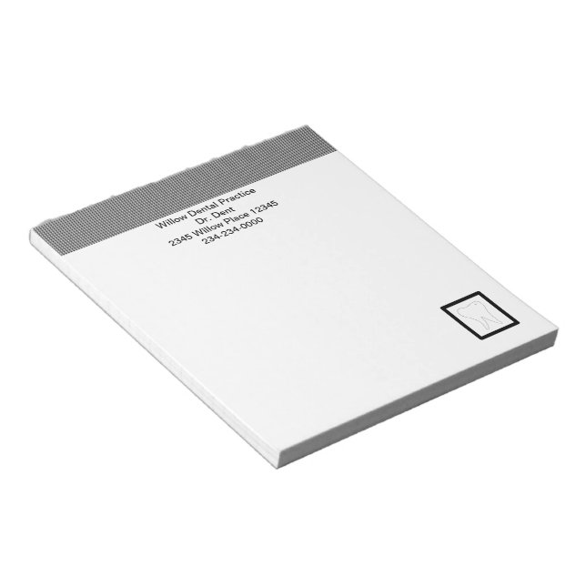 Dentists - Dental Office Notepads (Angled)