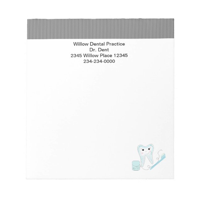 Dentists - Dental Office Notepads (Front)