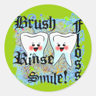 Dentists Dental Professionals Classic Round Sticker