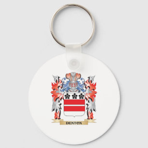 Denton Coat of Arms - Family Crest Key Ring