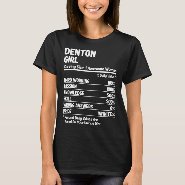 Denton Girl T-Shirt (Front)