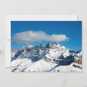 Dents du Midi Switzerland Holiday Card