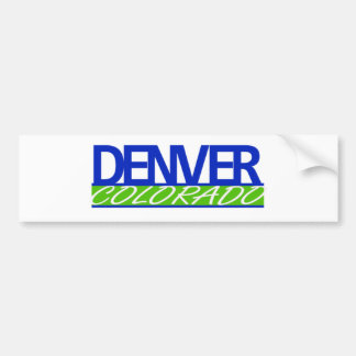 Denve Colorado Bumper Sticker