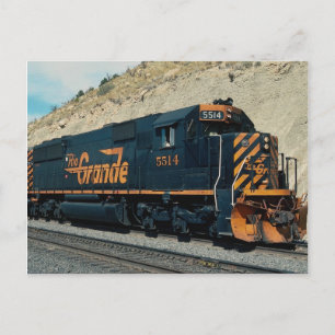 Denver and Rio Grande Western EMD SD-50 No. 5514, Postcard