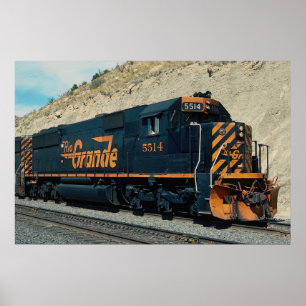 Denver and Rio Grande Western EMD SD-50 No. 5514, Poster