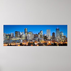 Denver At Twilight Poster