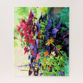 Denver Botanical Flower Garden Riot of Colours CO  Jigsaw Puzzle