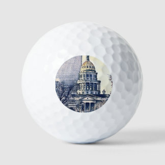 Denver capitol building golf balls