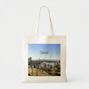 Denver City and Mountains Colorado Tote Bag