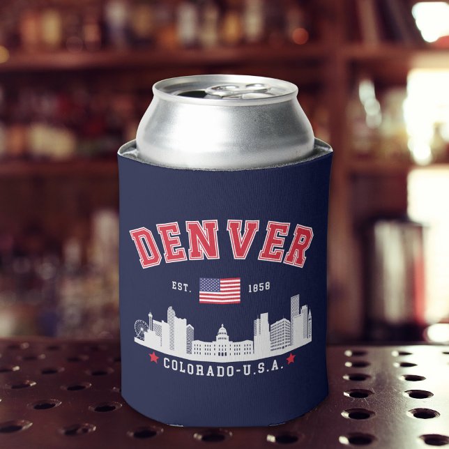 Denver City Horizon Graphic Can Cooler (Creator Uploaded)
