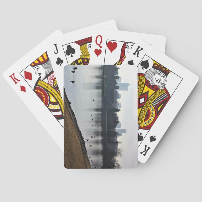 Denver City Park, Denver, Colorado Playing Cards (Back)