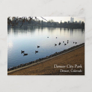 Denver City Park, Denver, Colorado Postcard