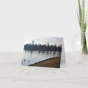 Denver City Park, Denver, Colorado Thank You Card