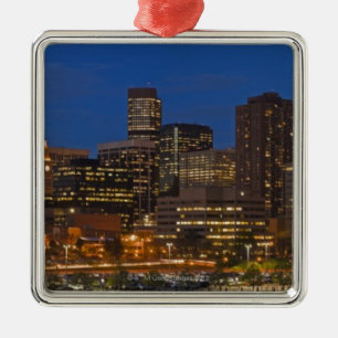 Denver Cityscape Metal Tree Decoration