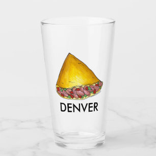 Denver CO Colorado Breakfast Omelette Omelette Glass