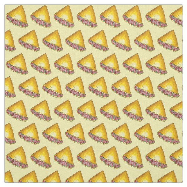 Denver CO Egg Omelette Omelette Breakfast Food Fabric (Swatch)