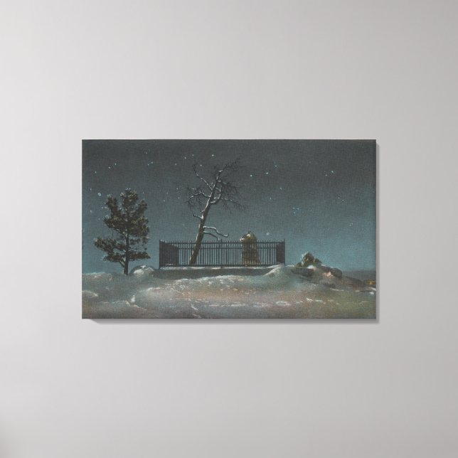 Denver, CO - View of Buffalo Bill's Grave Canvas Print (Front)