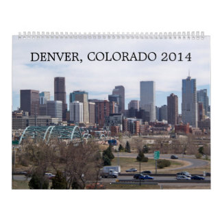 Denver, Colorado 2014 Wall Calendar