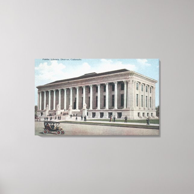 Denver, Colorado 3 Canvas Print (Front)