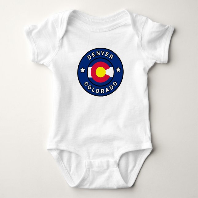 Denver Colorado Baby Bodysuit (Front)