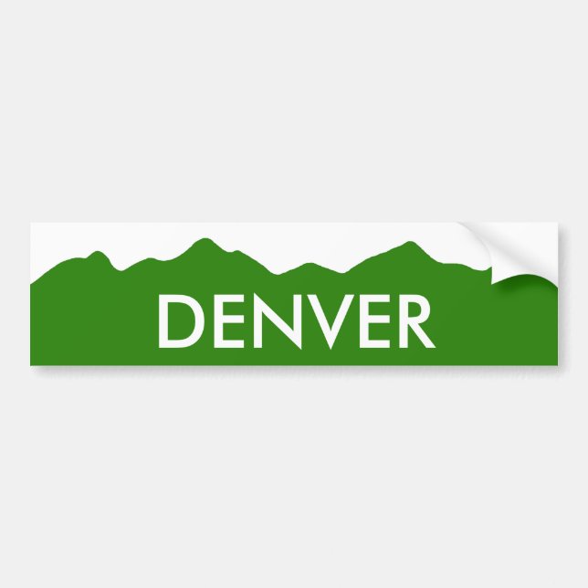 Denver Colorado Bumper Sticker (Front)