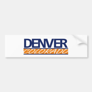 Denver Colorado Bumper Sticker