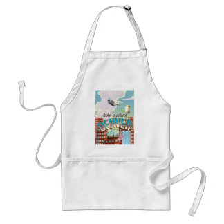 Denver Colorado Cartoon travel poster. Standard Apron