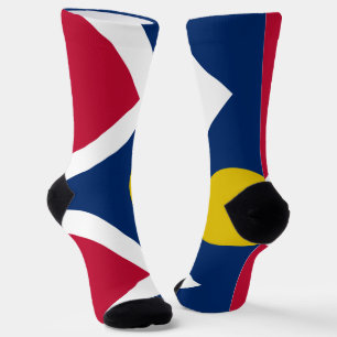 Denver (Colorado) city flag Socks