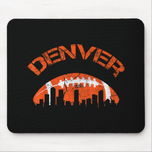 Denver Colorado City State Football Fans Vintage S Mouse Mat