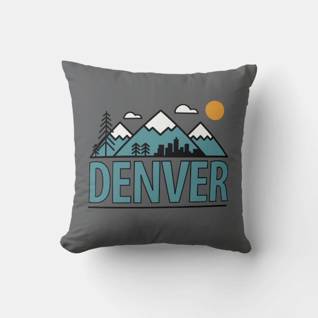 Denver Colorado Cushion (Front)