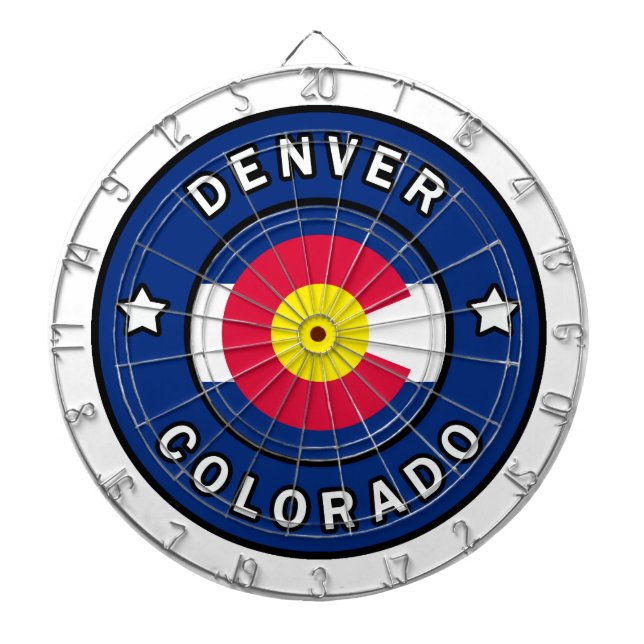 Denver Colorado Dartboard (Front)