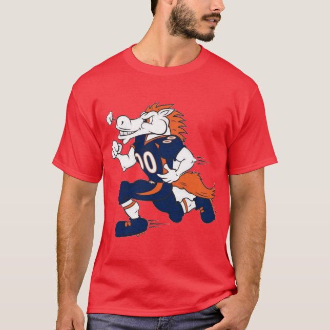 Denver Colorado Football player art T-Shirt (Front)