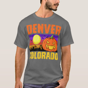 Denver Colorado Happy Halloween Party Local City P T-Shirt