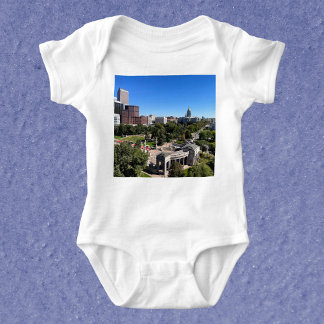 Denver Colorado Landscape Capitol Building Photo Baby Bodysuit