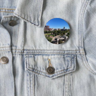 Denver Colorado Landscape Photo 6 Cm Round Badge