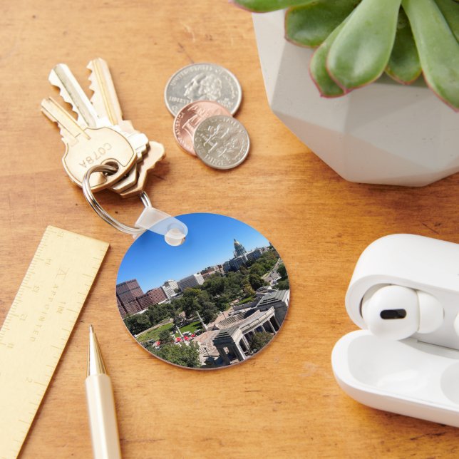 Denver Colorado Landscape Photo Key Ring (Desk)