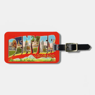 Denver Colorado Luggage Tag