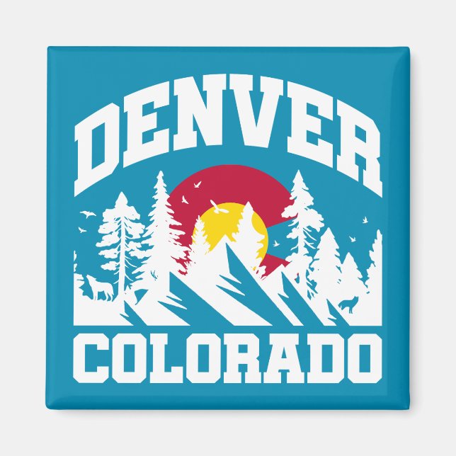 Denver,Colorado Magnet (Front)