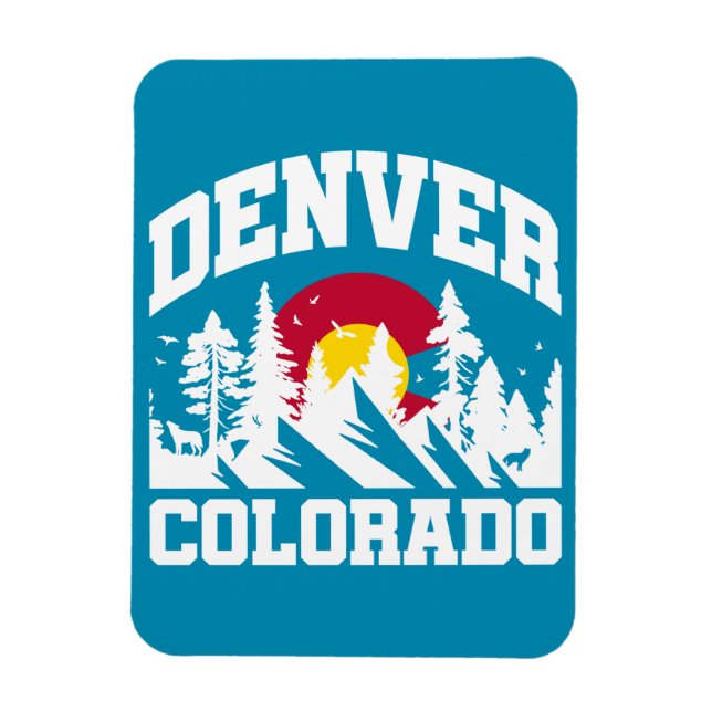 Denver,Colorado Magnet (Vertical)