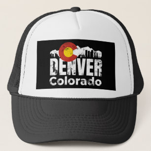 Denver Colorado Mountains Trucker Hat