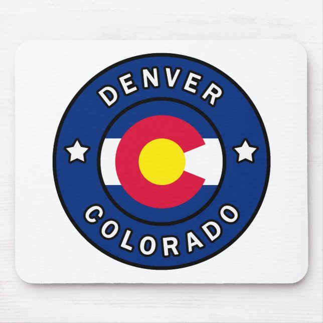 Denver Colorado Mouse Mat (Front)