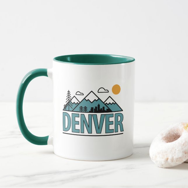 Denver Colorado Mug (With Donut)