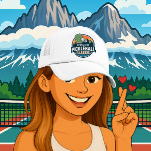 Denver Colorado Pickleball Paddle Style Trucker Hat