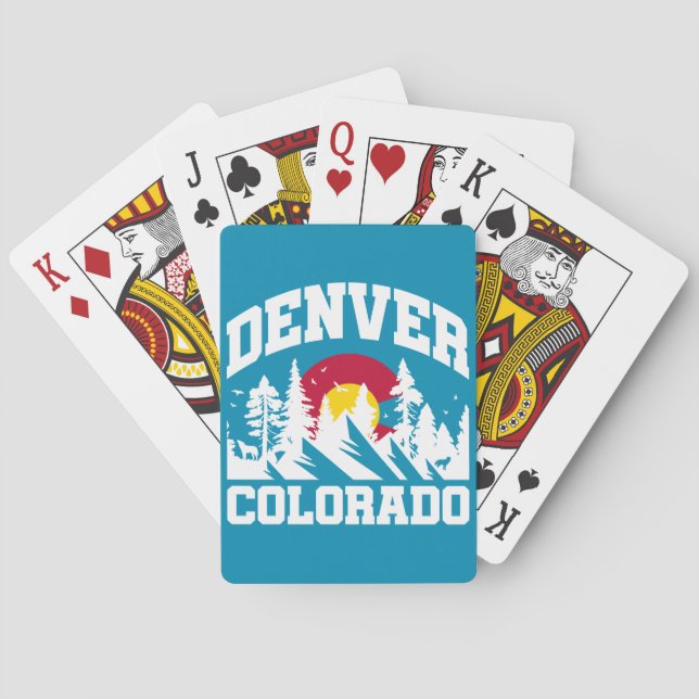 Denver,Colorado Playing Cards (Back)