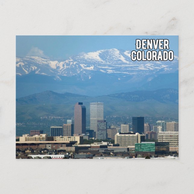 Denver Colorado Postcard (Front)