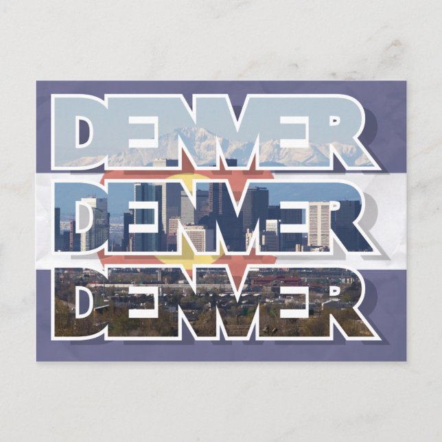 Denver, Colorado Postcard (Front)