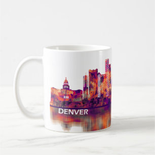 Denver Colorado Skyline Coffee Mug