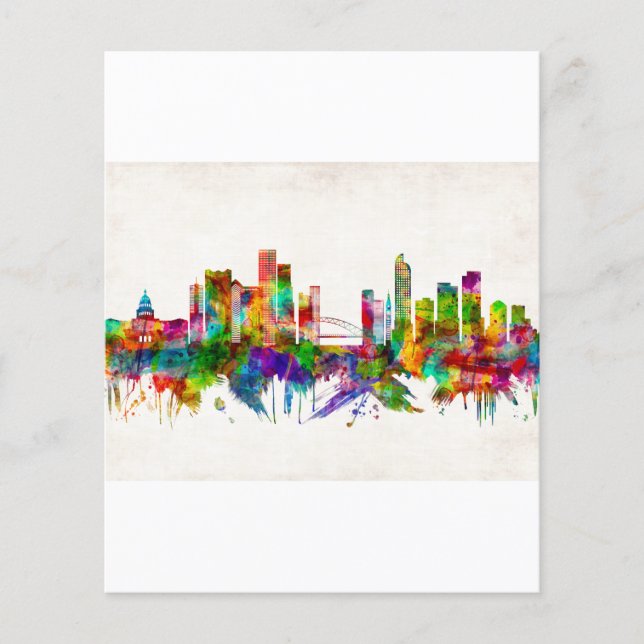 Denver Colorado Skyline Flyer (Front)