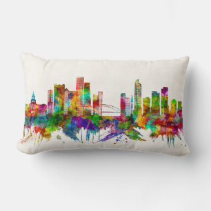 Denver Colorado Skyline Lumbar Cushion